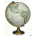 National Geographic 12" Grosvenor Desk Globe w/ Antique Brass Plated Base